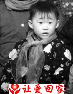 当时无姓名，在淮南市大通区出生后不久被遗弃